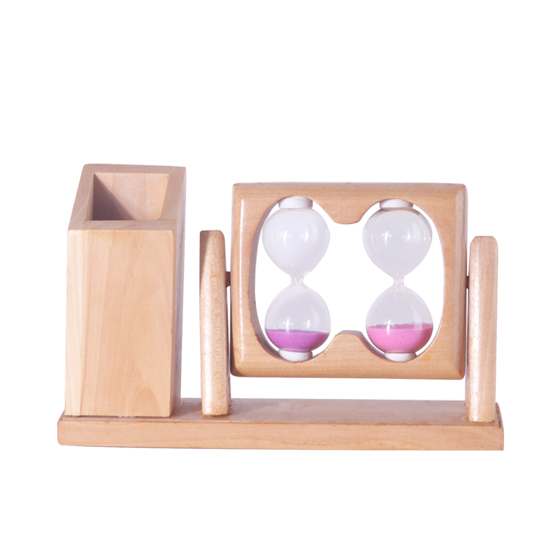 木(mù)質(zhì)筆(bǐ)筒沙漏